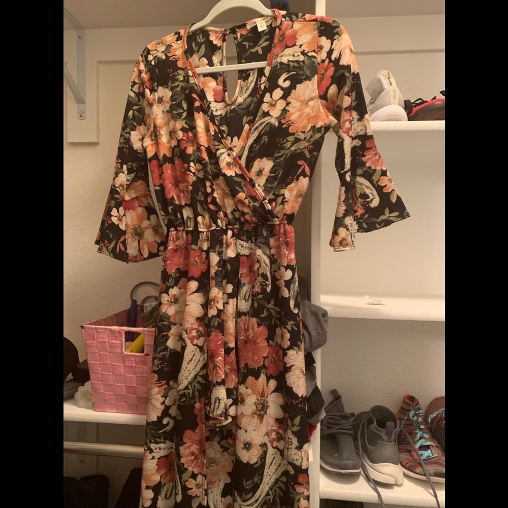 Floral dress/romper
